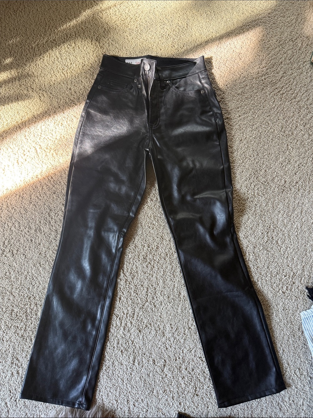 GAP Black Vintage Slim High-Rise Pants